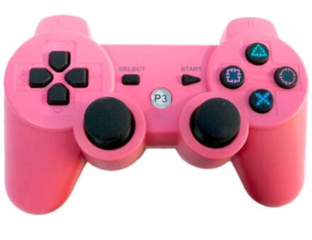 Ovladač PS3 Bluetooth růžový 