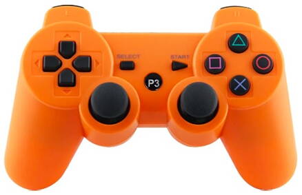 Ovladač PS3 Bluetooth oranžový