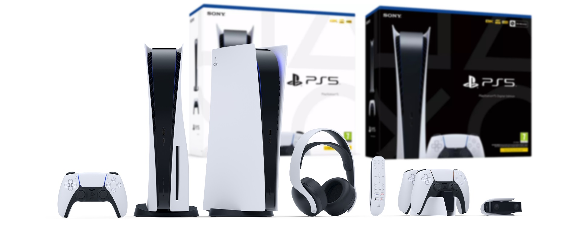 ps5 doplňky, díly a hry