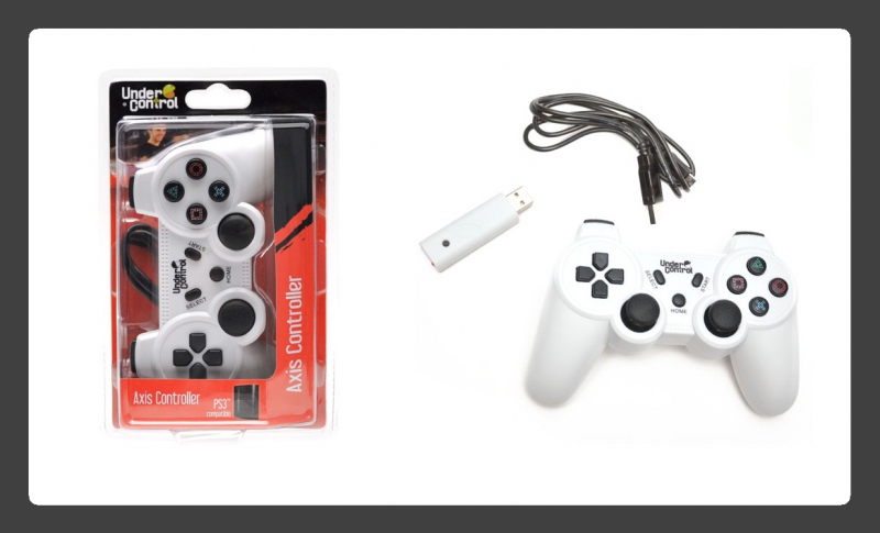 Sixaxis Wireless Controller PS3 bílý gamecontrol špičková kvalita a záruka na vše 3 roky