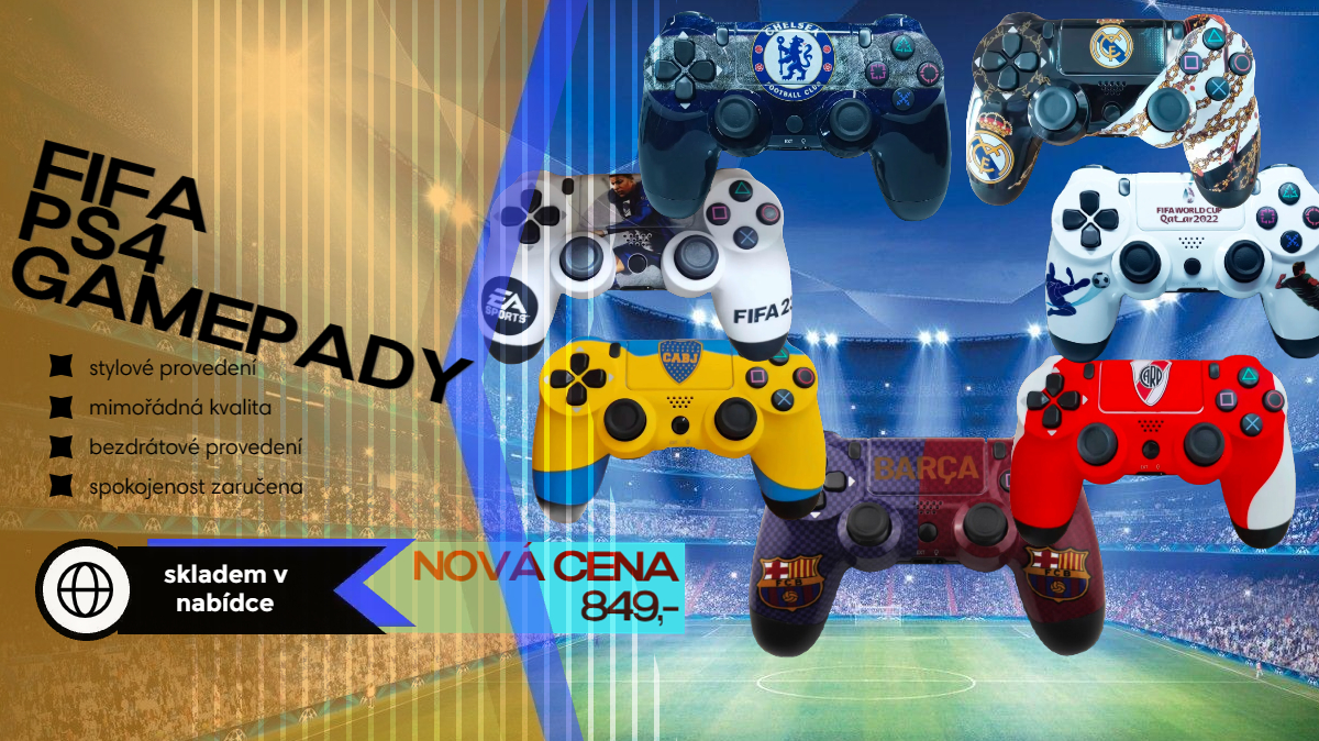 fifa nové modely ps4 ovladačů v nabídce 