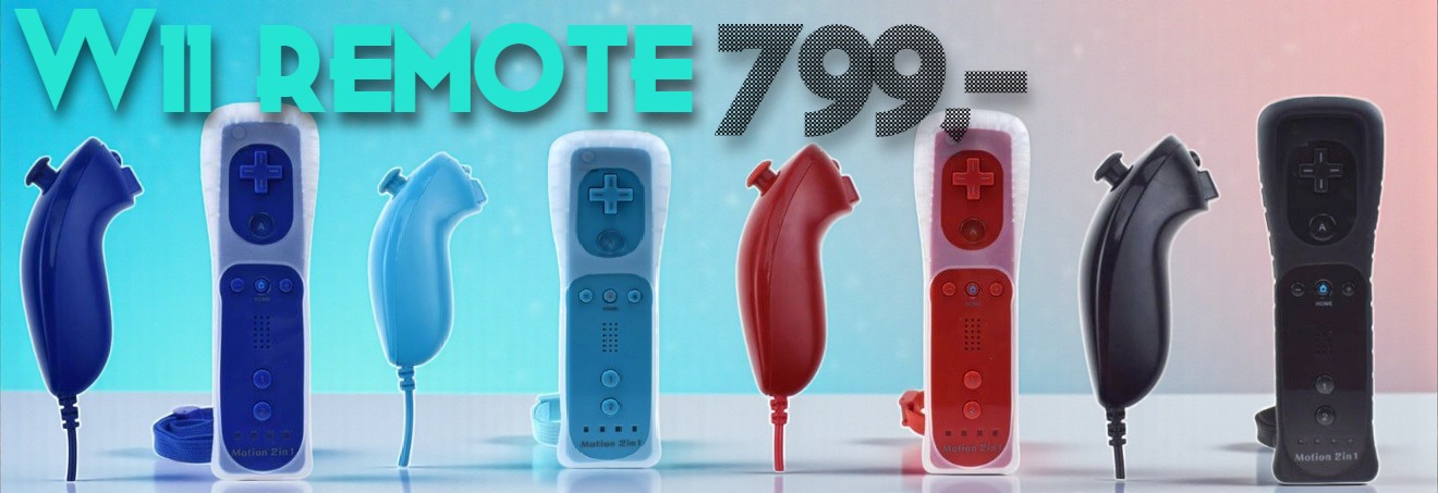 Kvalitní Wii remote ovladače