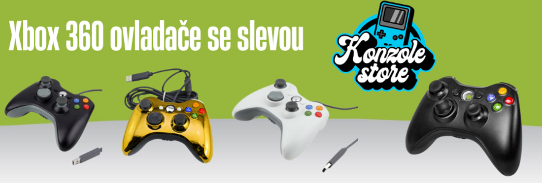 snížená cena xbox 360 ovladačů