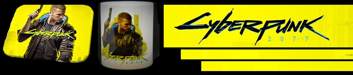 merch ke hře cyberpunk 2077