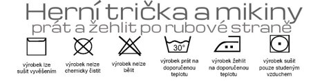 praní mikin a triček 