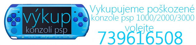 Výkup konzolí psp za hotové