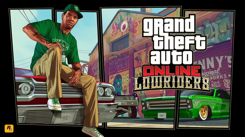 grand theft auto online lowriders plakát