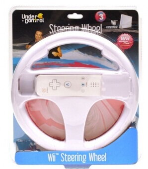 Wii Steering Wheel - bílý