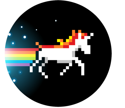 Placka Pixel Unicorn