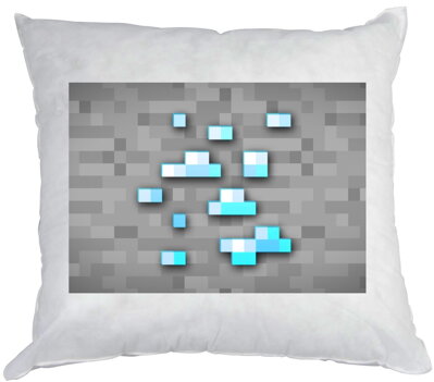 Polštářek Minecraft Diamants Block 40x40cm