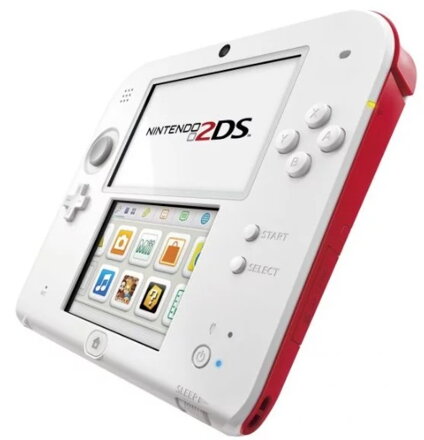 Nintendo 2DS White and Red + hra The Legend of Zelda: Majora's Mask 3D