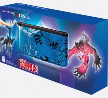 Nintendo 3DS XL Pokemon X and Y Blue + krabička Stav 1A