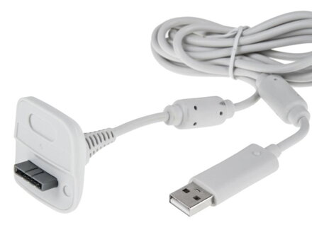XBOX 360 Charge Cable bílý