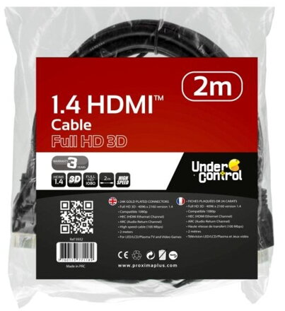 HDMI kabel 1.4 Full HD 3D - 2m
