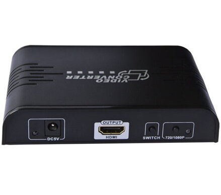 AV Composite / S-Video na HDMI Konvertor 1080p