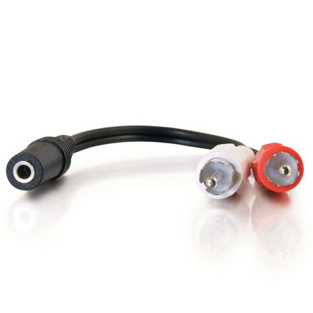 Audio kabel 3.5mm Jack samice na 2RCA samec délka 30cm