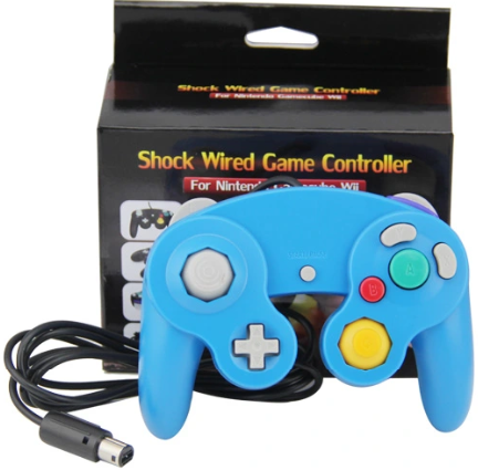 Gamecube ovladač modrý 