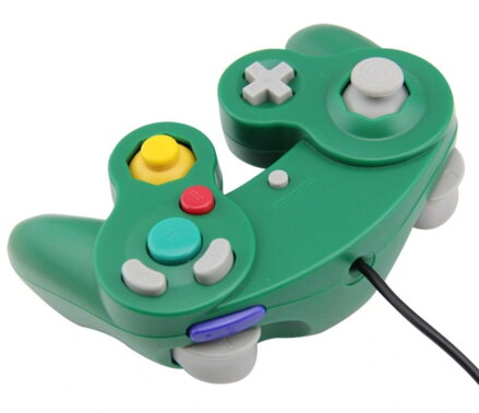 Gamecube ovladač zelený