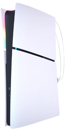 PS5 RGB light ring podsvícení
