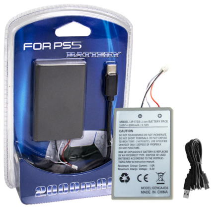 PS5 náhradní baterie 2000mAh 