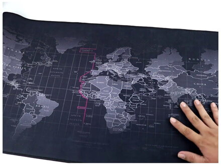 Podložka pod myš Mapa světa 80x30cm