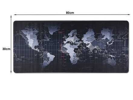 Podložka pod myš Mapa světa 80x30cm