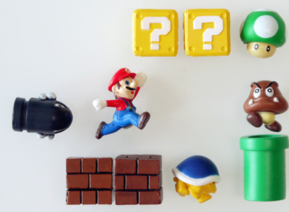 Magnetky na ledničku Mario Bros