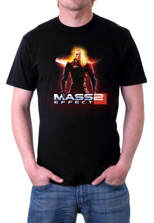 Mass Effect 2 tričko akce velikost L