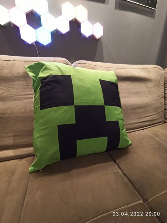 Povlak na polštář Minecraft Creeper 45x45