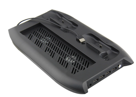Xbox One X vertikální stojan s ventilátorem