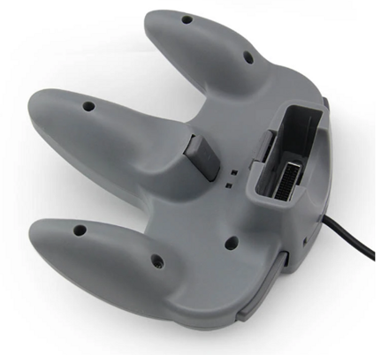 N64 šedý ovladač