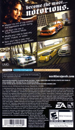 NFS Most Wanted PSP bez krabičky