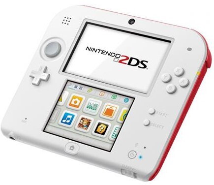 Nintendo 2DS white/red