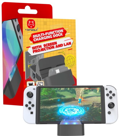 Nintendo Switch OLED Dokovací stanice ethernet / Hdmi