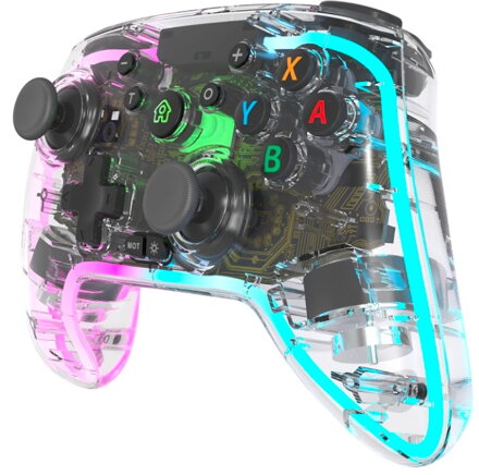 Nintendo Switch bezdrátový ovladač Cystal RGB