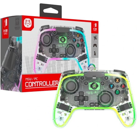 Nintendo Switch bezdrátový ovladač Cystal RGB