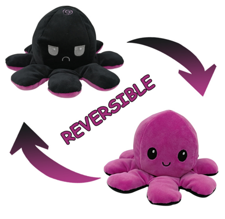 Oboustranná chobotnice - černo-růžová