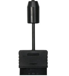 Ovladač PS2 kabelový čirý crystal