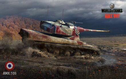 Plakát World of Tanks AMX 50B HQ lesk