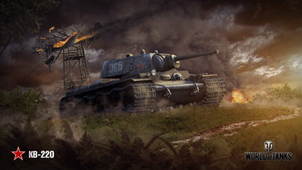 Plakát World of Tanks KB-220 HQ lesk 