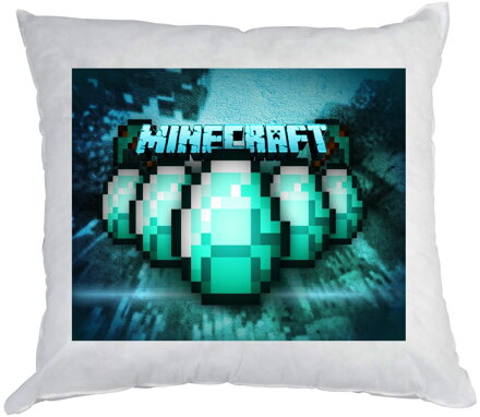 Polštářek Minecraft Diamants 40x40cm