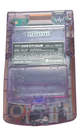 Gameboy Color Clear Purple 