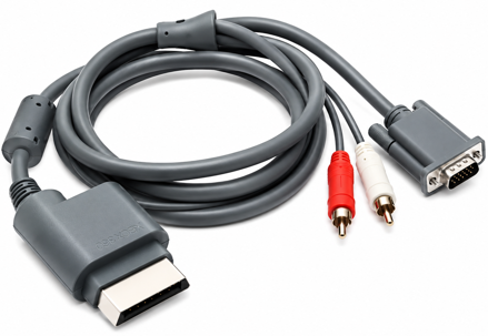 Xbox 360 VGA-HD kabel pro lcd a crt monitory