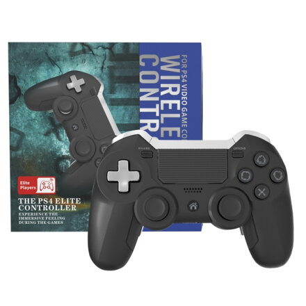 Ovladač Bluetooth PS4 / PC Elite - černý