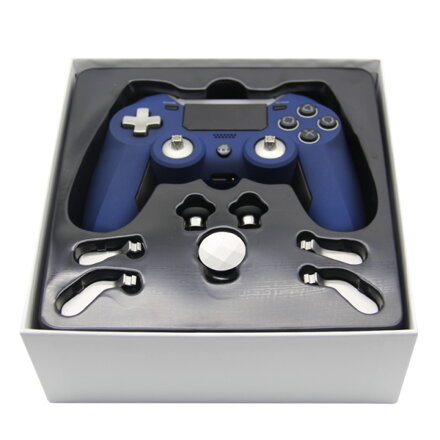 Ovladač Bluetooth PS4 / PC Elite - modrý