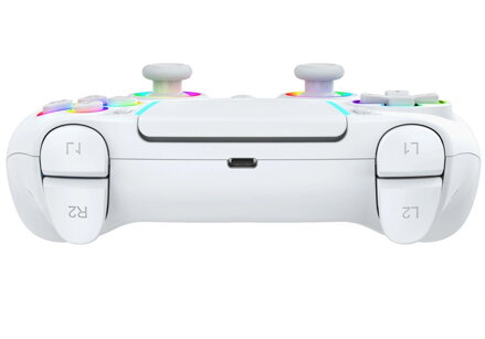 PS4 bezdrátový ovladač Elite bílý s RGB podsvícením