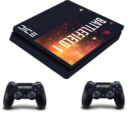 PS4 Slim polep Battlefield 1 