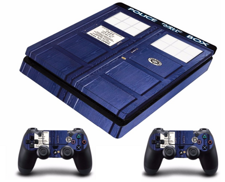 PS4 Slim polep DOCTOR WHO