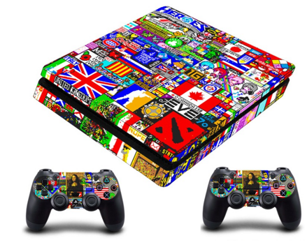 PS4 Slim polep GRAFFITI