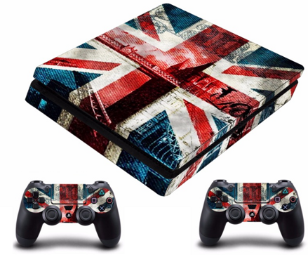 PS4 Slim UK Flag